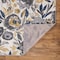World Rug Gallery Vintage Modern Floral Gray/Yellow/Ivory Runner Rug 2'x7' Runner 2075CREAM2X7 - alternate 3